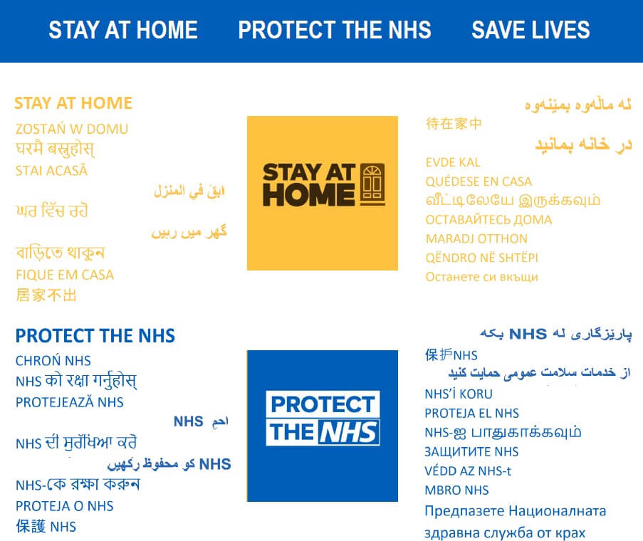 NHS and prestige network covid rules graphic