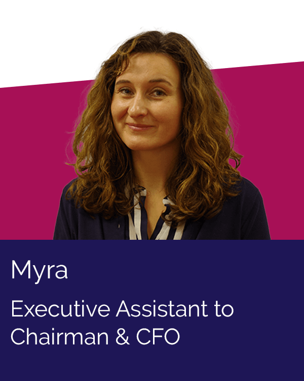 myra our executive assistant to the CEO 